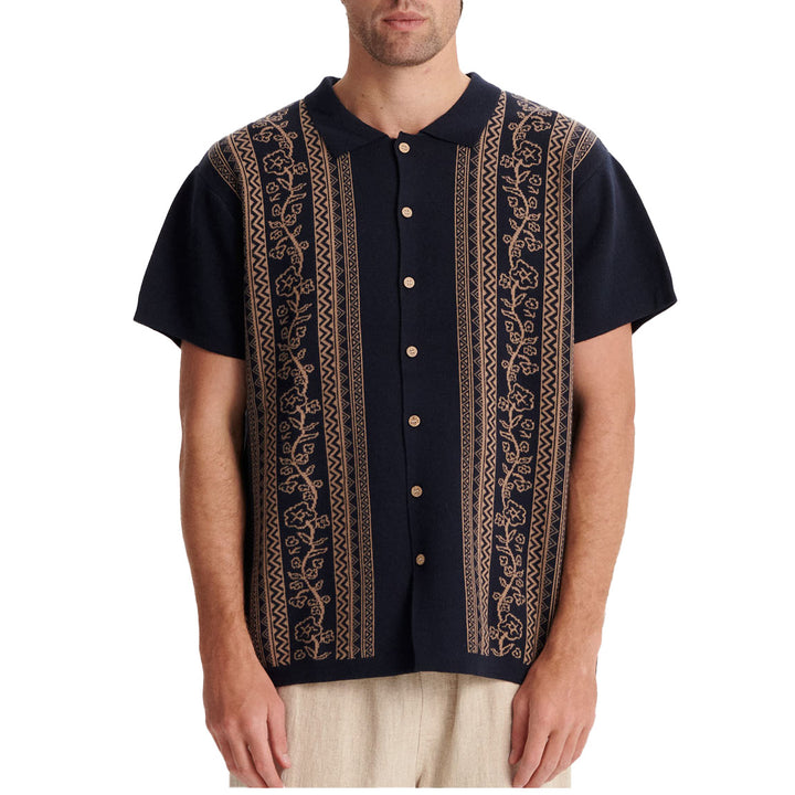 The Critical Slide Society Walker Knit Shirt - Men's Navy