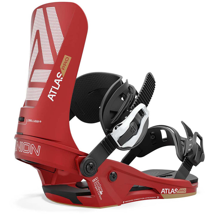 Union Atlas Pro Snowboard Bindings 2025 Metallic Red
