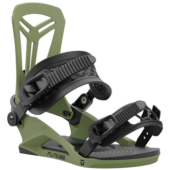 Union Flite Pro Snowboard Bindings 2025 Olive Green