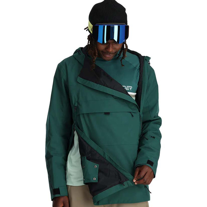 Spyder All Out Anorak Jacket - Men's Cypress Green