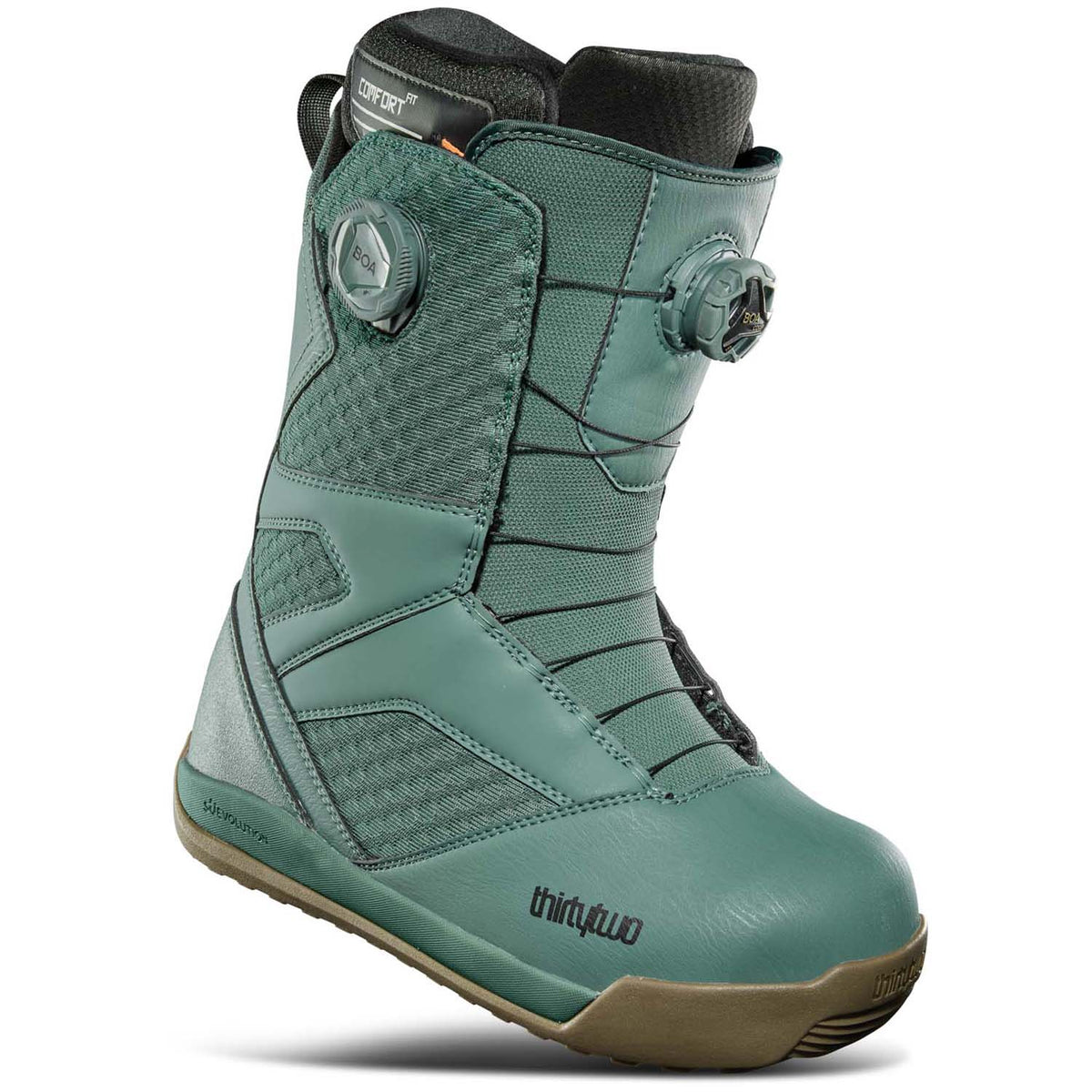 thirtytwo STW Double Boa Snowboard Boots 2025 Green/Gum