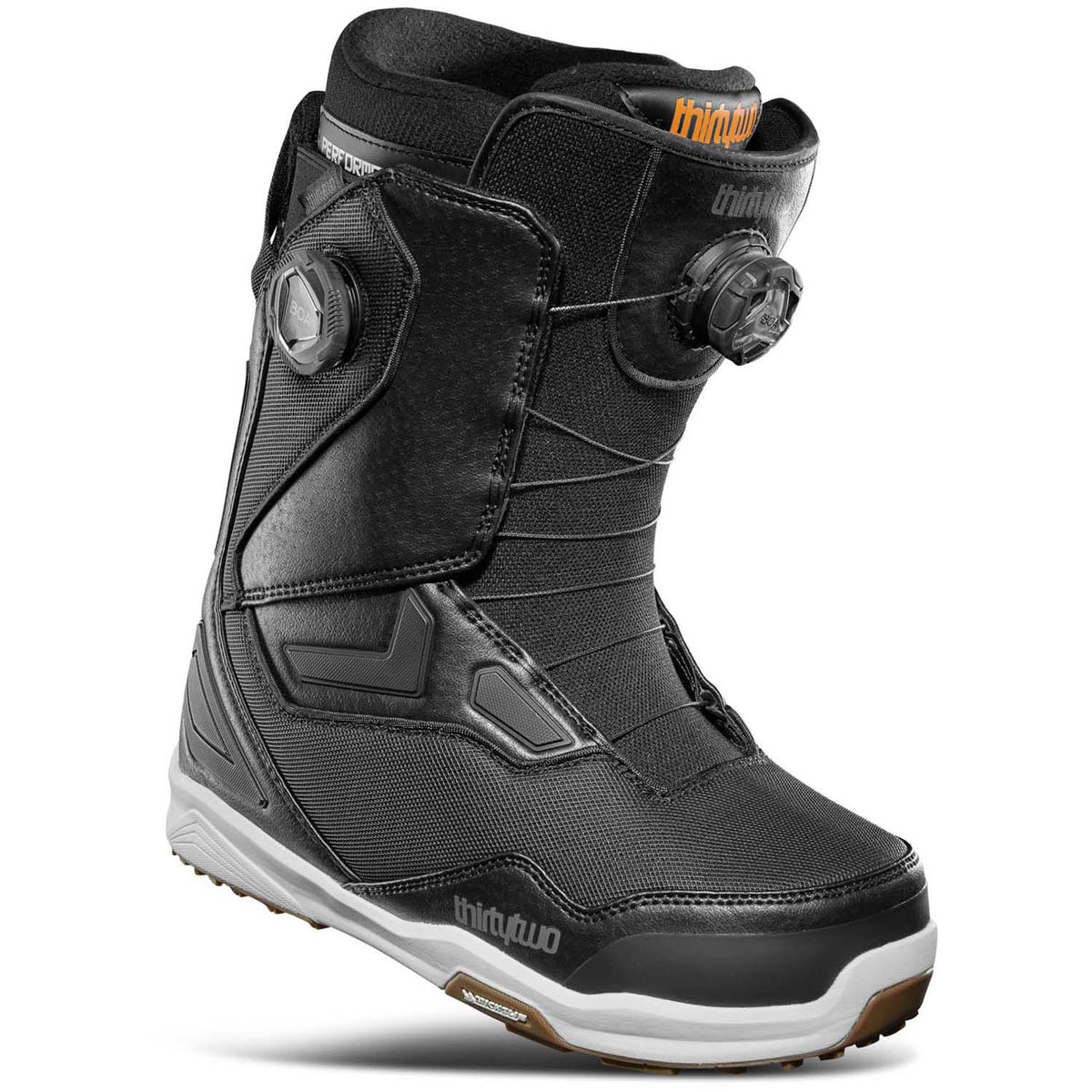 thirtytwo TM-2 Double Boa Snowboard Boots 2025 Black/White/Gum
