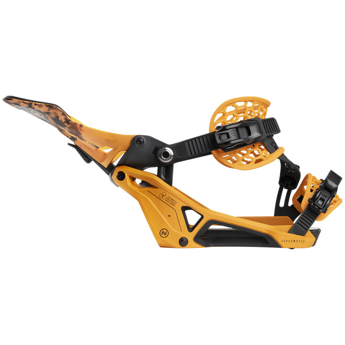 Nidecker Supermatic Snowboard Bindings 2025 Dune Orange