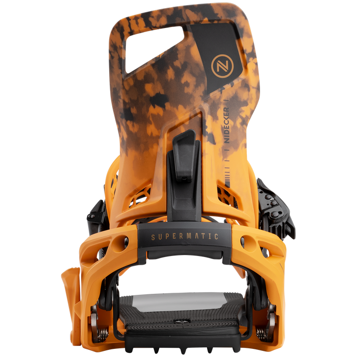 Nidecker Supermatic Snowboard Bindings 2025 Dune Orange