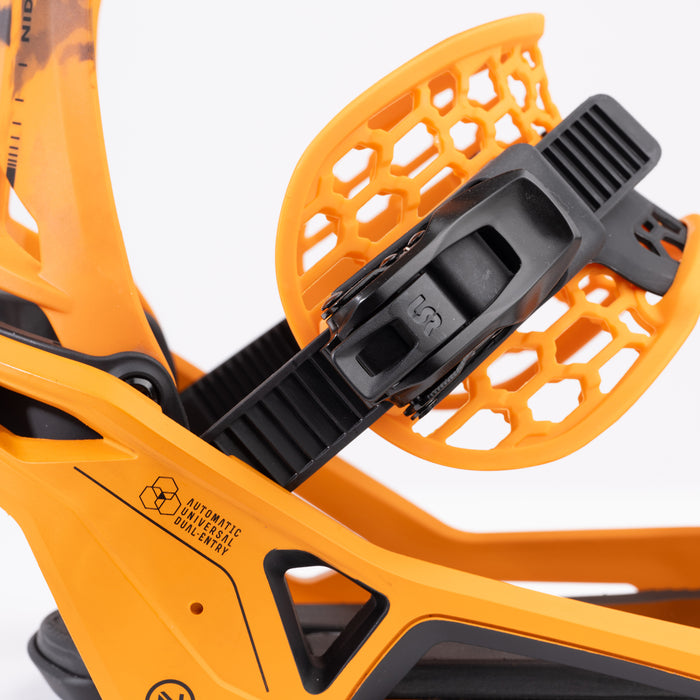 Nidecker Supermatic Snowboard Bindings 2025 Dune Orange