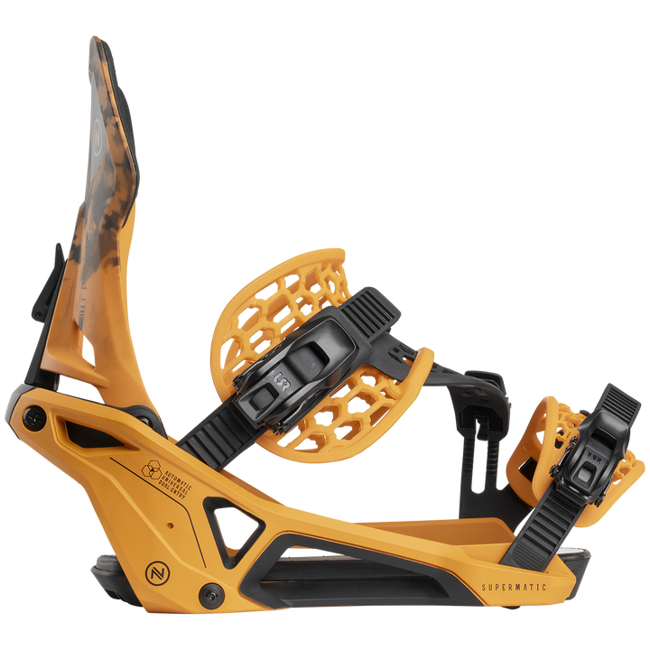 Nidecker Supermatic Snowboard Bindings 2025 Dune Orange