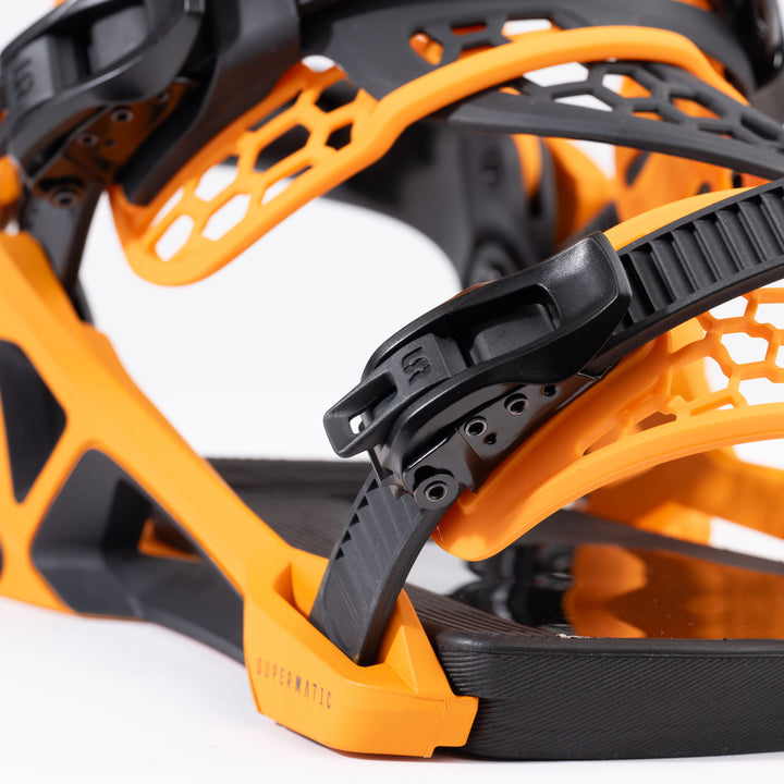 Nidecker Supermatic Snowboard Bindings 2025 Dune Orange