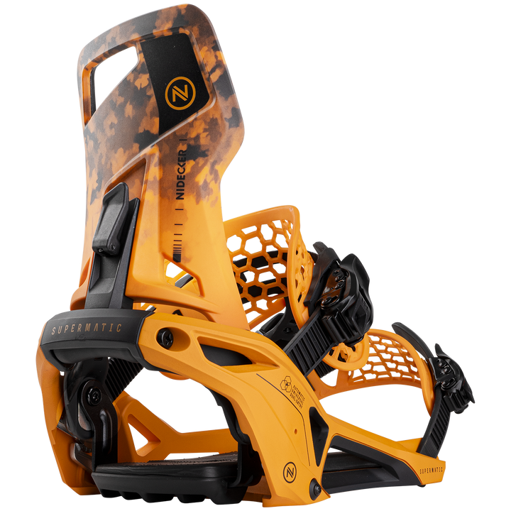 Nidecker Supermatic Snowboard Bindings 2025 Dune Orange