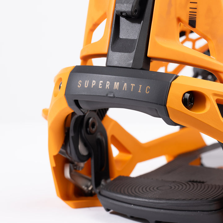 Nidecker Supermatic Snowboard Bindings 2025 Dune Orange
