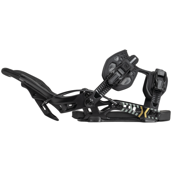 Nidecker Flow NX2 Fusion Snowboard Bindings Black