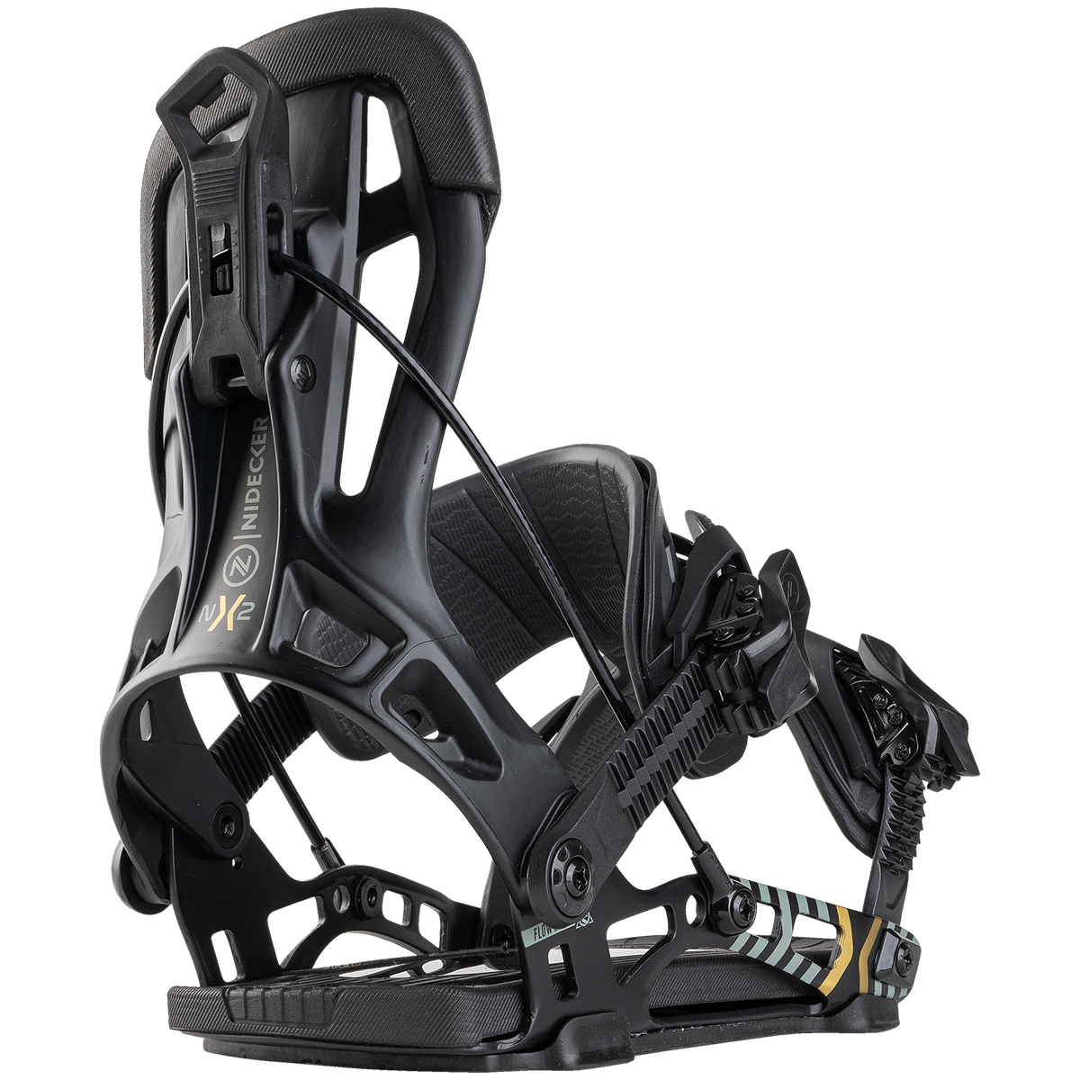 Nidecker Flow NX2 Fusion Snowboard Bindings Black