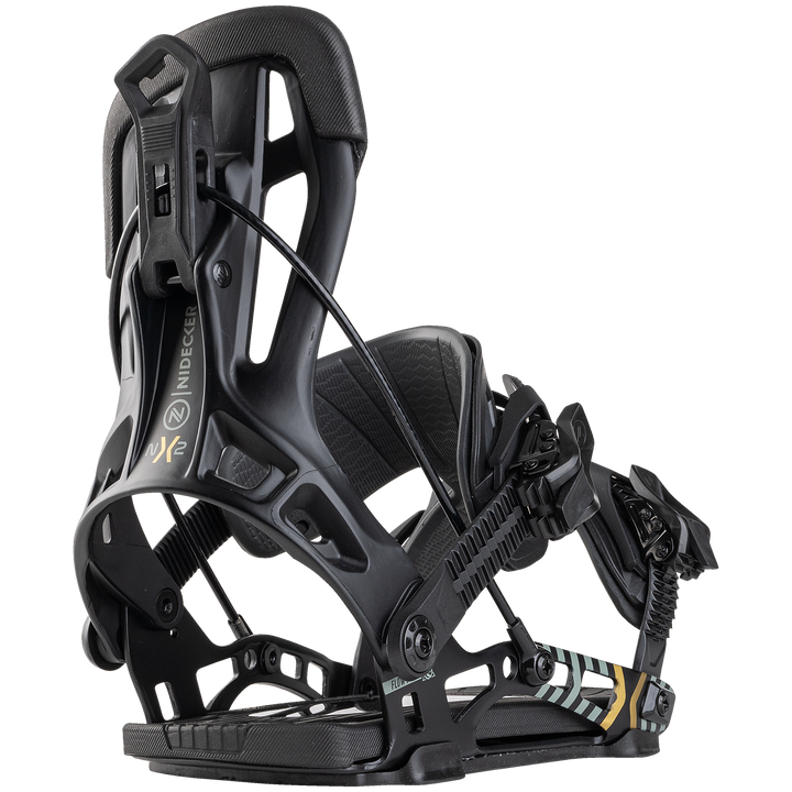 Nidecker Flow NX2 Fusion Snowboard Bindings Black