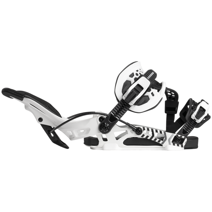 Flow NX2 Hybrid Snowboard Bindings White