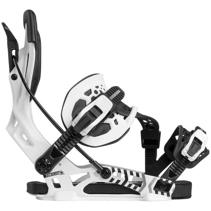 Flow NX2 Hybrid Snowboard Bindings White