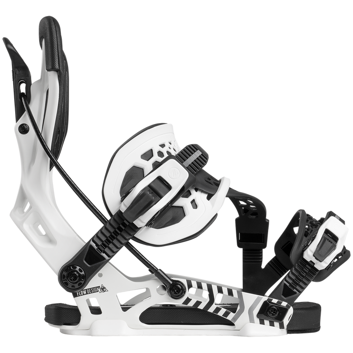 Flow NX2 Hybrid Snowboard Bindings White