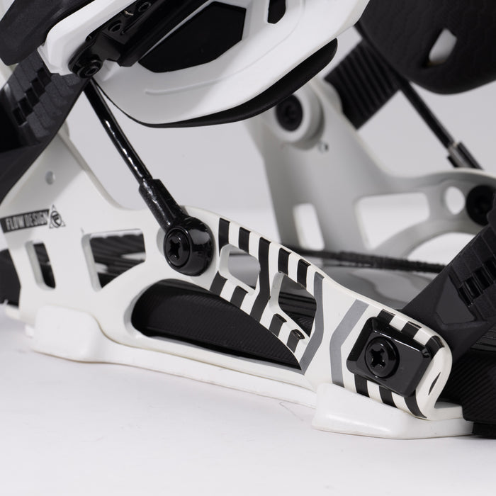 Flow NX2 Hybrid Snowboard Bindings White