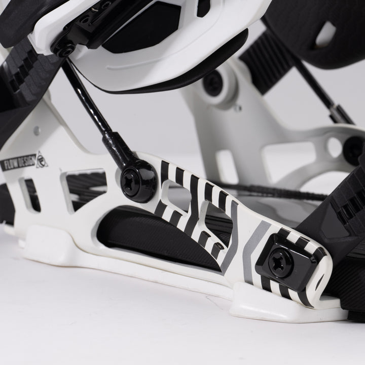 Flow NX2 Hybrid Snowboard Bindings White