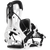Flow NX2 Hybrid Snowboard Bindings White