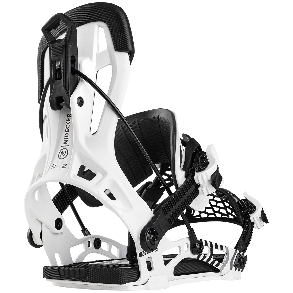 Flow NX2 Hybrid Snowboard Bindings White