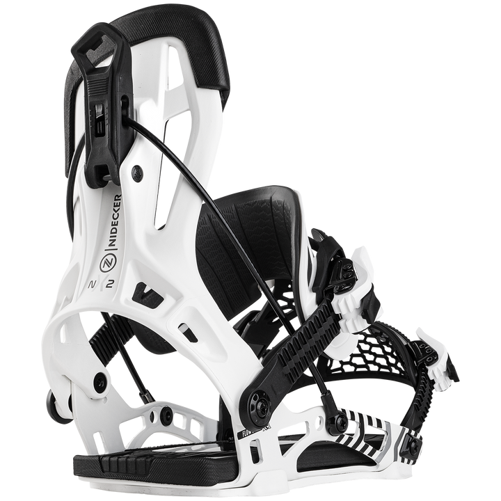 Flow NX2 Hybrid Snowboard Bindings White