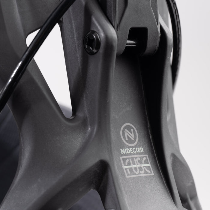 Nidecker Fuse Fusion Snowboard Bindings Black