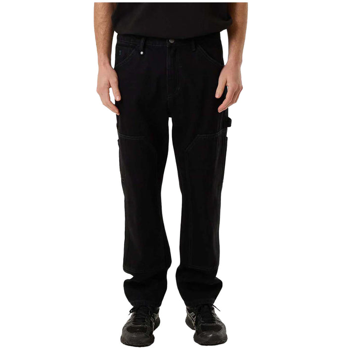 Thrills Carpenter Double Knee Pants - Men's Black Rinse