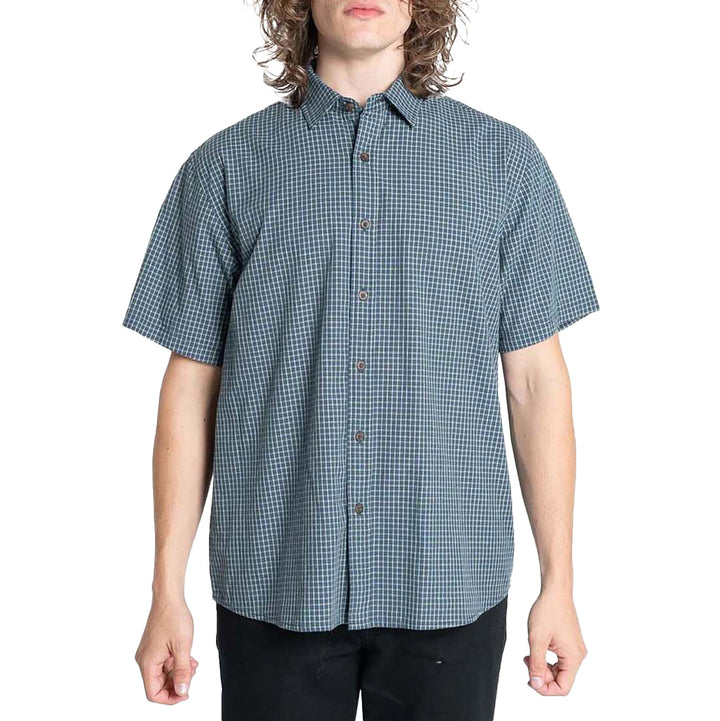 Thrills Precious Energy Short-Sleeve Shirt - Men's Dark Jade