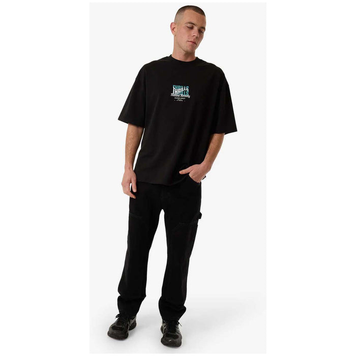 Thrills Carpenter Double Knee Pants - Men's Black Rinse