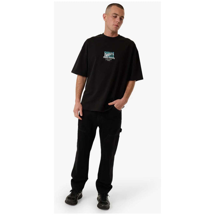 Thrills Carpenter Double Knee Pants - Men's Black Rinse