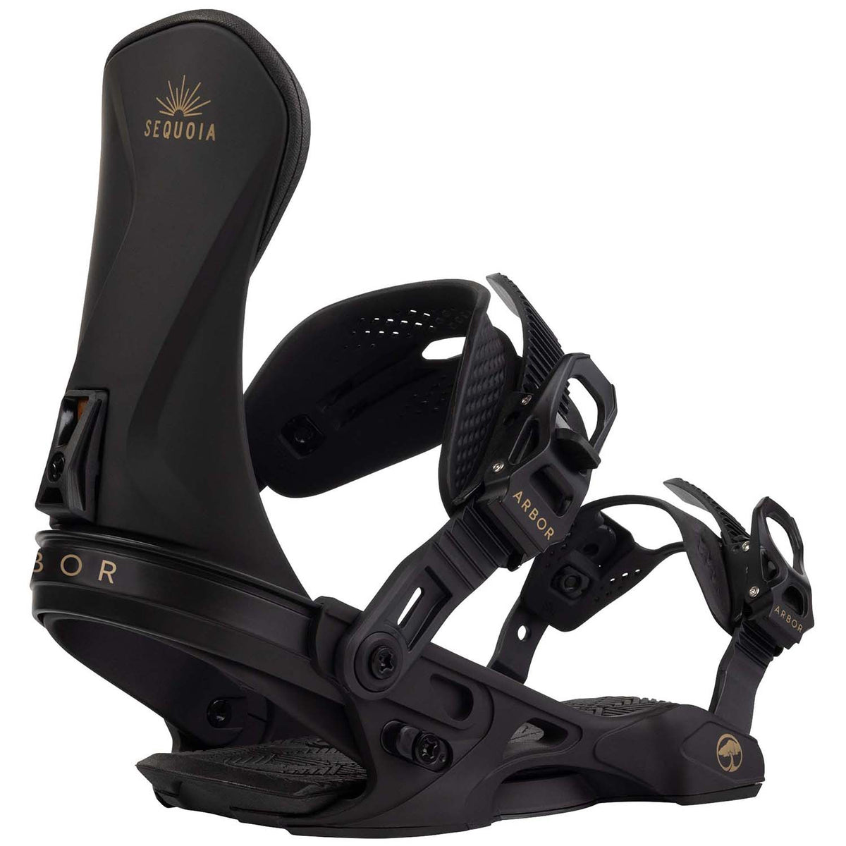 Arbor Sequoia Snowboard Bindings - Women's Black/Gold