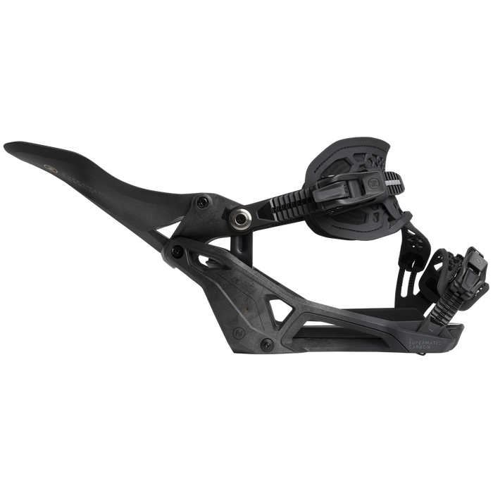 Nidecker Supermatic Carbon Snowboard Bindings 2026 Black