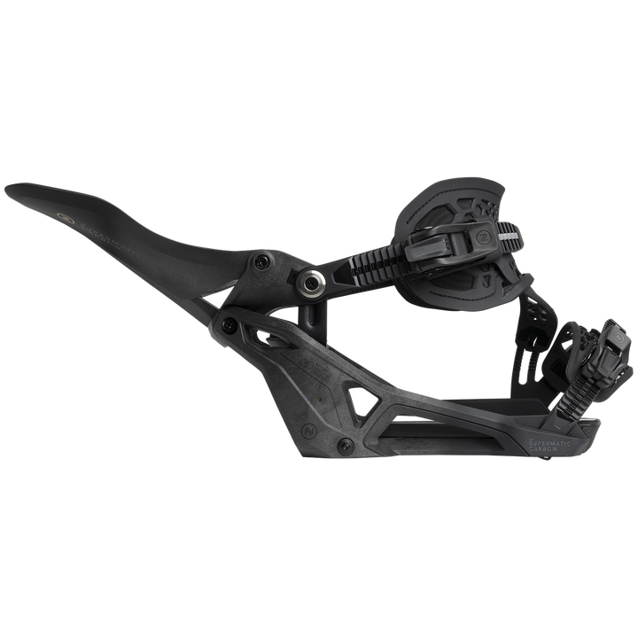 Nidecker Supermatic Carbon Snowboard Bindings 2026 Black
