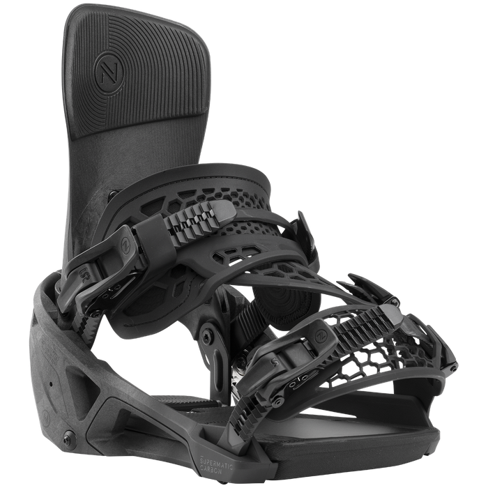 Nidecker Supermatic Carbon Snowboard Bindings 2026 Black