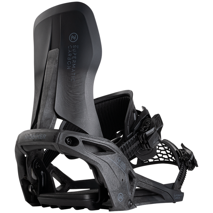 Nidecker Supermatic Carbon Snowboard Bindings 2026 Black