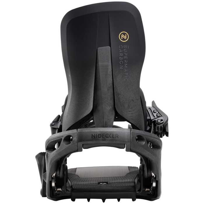 Nidecker Supermatic Carbon Snowboard Bindings 2026 Black
