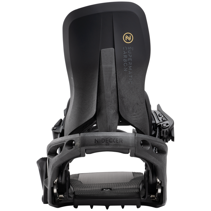 Nidecker Supermatic Carbon Snowboard Bindings 2026 Black