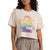 Roark Mountain Cropped T-Shirt - Women's Moon