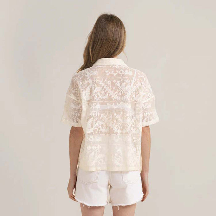 Roark Riviera Short-Sleeve Shirt - Women's Coconut