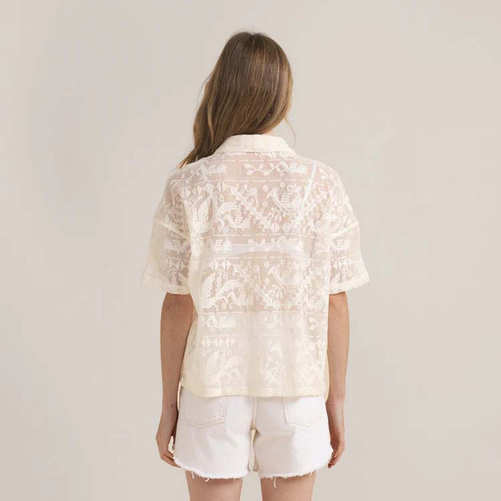 Roark Riviera Short-Sleeve Shirt - Women's Coconut