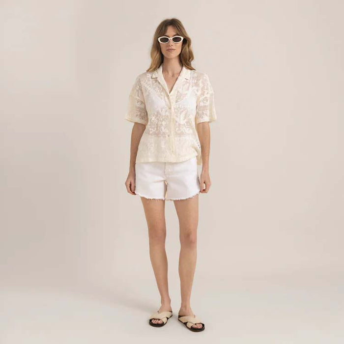 Roark Riviera Short-Sleeve Shirt - Women's Coconut