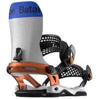 Bataleon Blaster Asymwrap Snowboard Bindings 2025 Bone White/Copper::Bone White/Copper