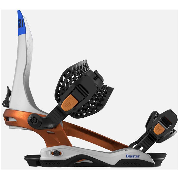 Bataleon Blaster Asymwrap Snowboard Bindings 2025 Bone White/Copper