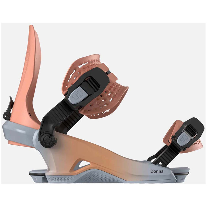 Bataleon Donna Heelwrap Snowboard Bindings - Women's 2025 Coral Fade