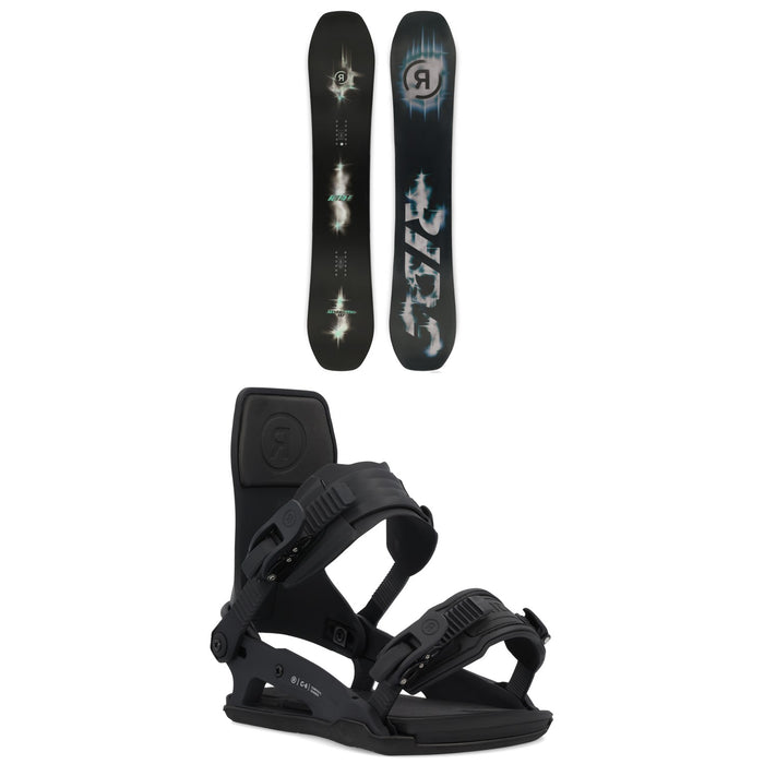 Ride Algorythm Snowboard + C-6 Snowboard Bindings 2025