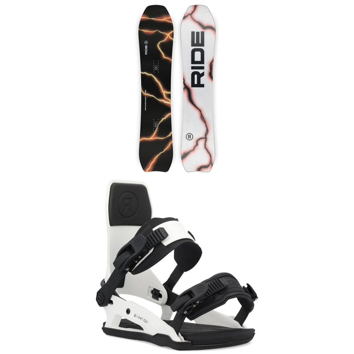 Ride Psychocandy Snowboard + C-6 Snowboard Bindings 2025
