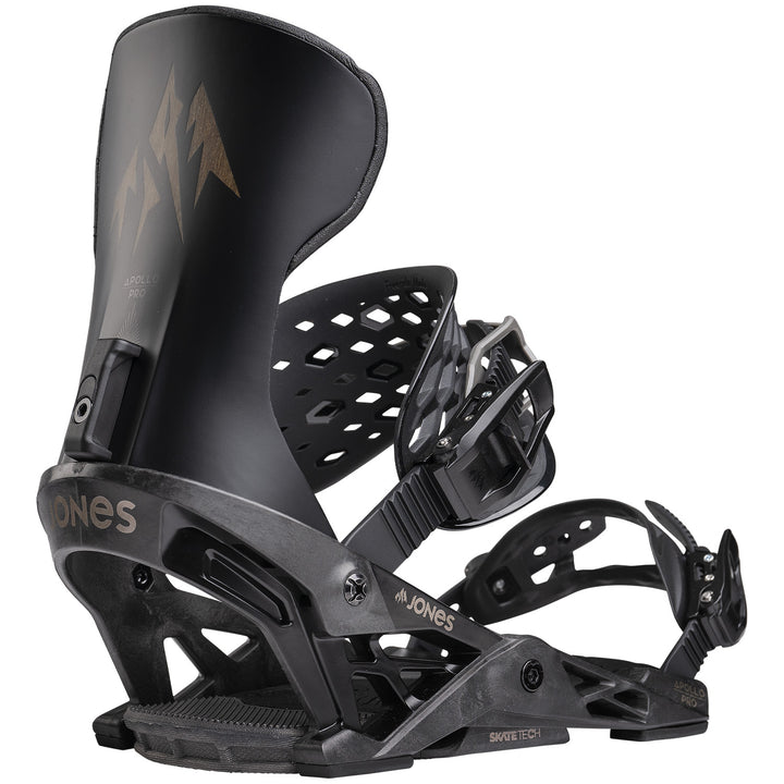 Jones Apollo Pro Snowboard Bindings 2026 Stealth Black