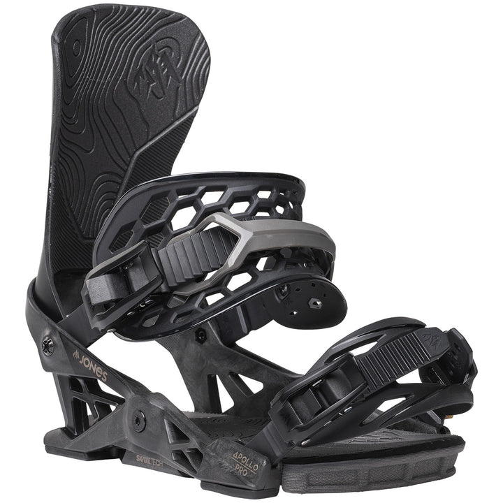 Jones Apollo Pro Snowboard Bindings 2026 Stealth Black
