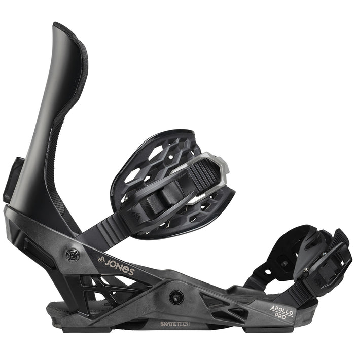 Jones Apollo Pro Snowboard Bindings 2026 Stealth Black