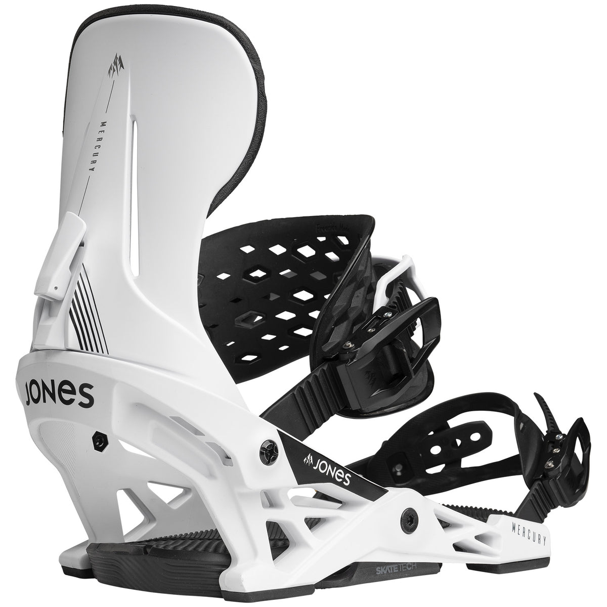 Jones Mercury Snowboard Bindings 2025 Cloud White