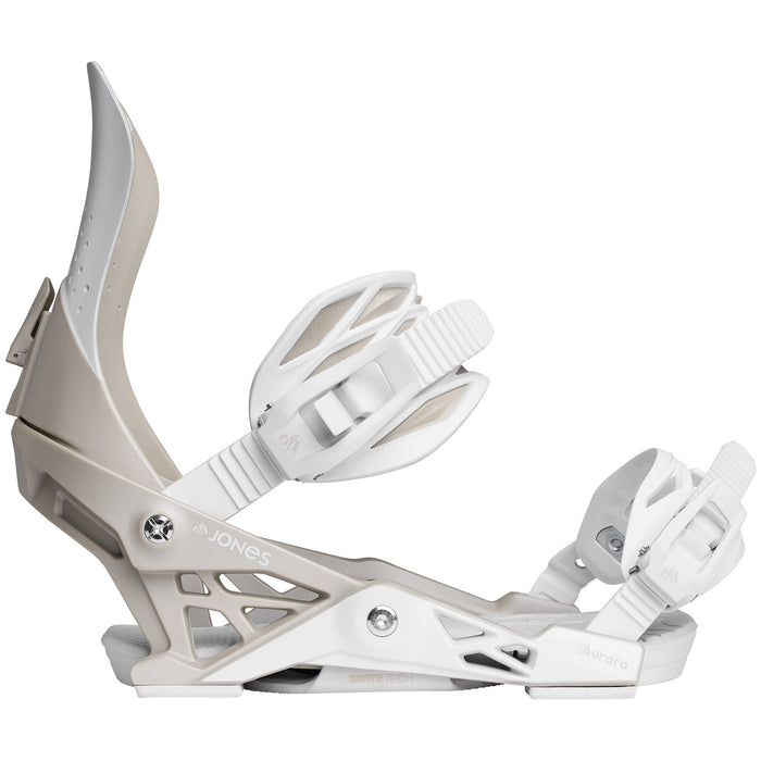 Jones Aurora Snowboard Bindings - Women's 2025 White Mineral